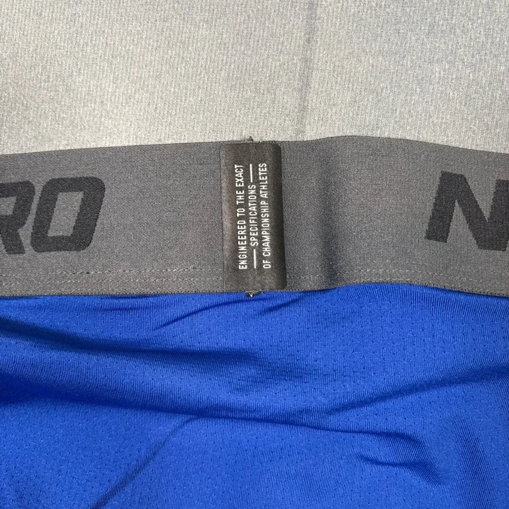 Nike Pro NBA 3/4 Compression Tights Player Issue Base Layer Blue L NWOT DN1547